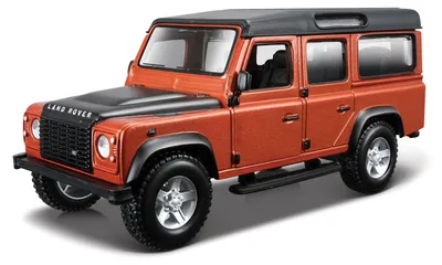 Produktbild von Bburago – HOBBY-Modellautos, Land Rover Defender 110, orange metallic, 1:32