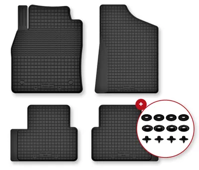 Immagine prodotto di Tappetini gomma vasca per Volvo S60 II 2018- Set 4 pezzi con clip