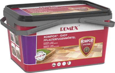 Zdjęcie produktu dla Romex ROMPOX-EASY Bazaltowa zaprawa fugowa do kostki brukowej Wiadro 25 kg