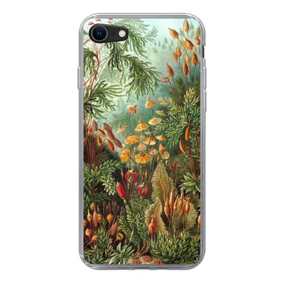 Produktbild von MuchoWow® Handyhülle Schutzhülle Hülle für iPhone 7 Muscinae - Kunst - Alte Meister Silikon Softcase Handy Hülle - Kartenhalter