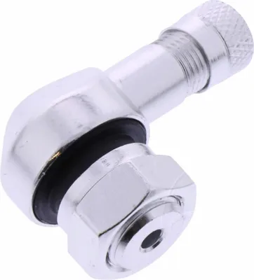 Imagen del producto de Válvula neumática JMP, angular, plateada brillante, de 11,3 mm