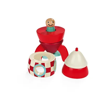 Produktbild von JANOD 05207, 2 Jahr(e), Holz, Blau, Elfenbein, Rot