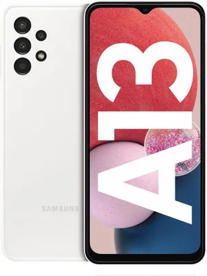 Produktbild von Samsung Galaxy A13 , 16,8 cm (6.6"), 4 GB, 64 GB, 50 MP, Android 12, Weiß