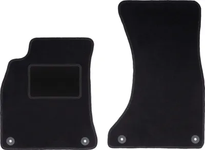Immagine prodotto di Wielganizator tappetini auto velours anteriori adatto per Audi A4 B8 (2007-2015, berlina, station wagon, avant, allroad) neri, set 2 pz, con fissaggi