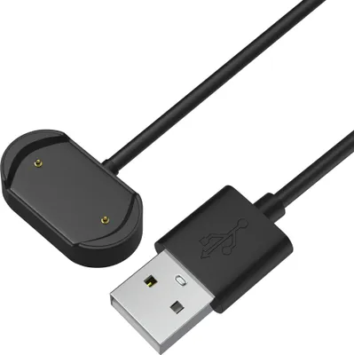 Immagine prodotto di Cavo compatibile con Amazfit GTR 3 / GTR 3 Pro / GTR 4 / GTS 3 / GTS 4 / T-Rex 2 - Adattatore di ricarica USB sostitutivo da 1 m per gli smartwatch Phonillico
