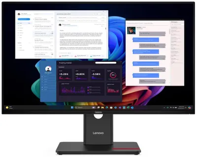 Obrázek produktu pro Lenovo ThinkVision T27UD-40, 68,6 cm (27"), 3840 x 2160 px, 4K Ultra HD, LCD, 6 ms, Černá