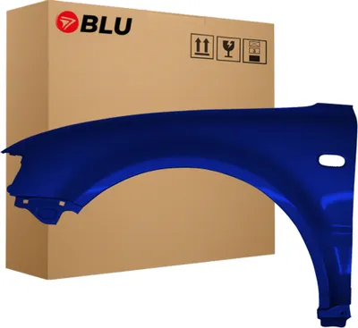 Image de BLU Aile Compatible avec VW Volkswagen Passat B5 LB5N Gauche Blau IndigoBlau | 1996-2000 | Avant | Peint| Prêt à Monter | Acier