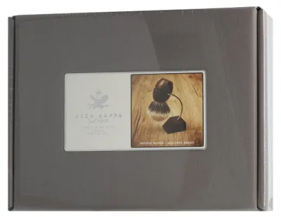 Productafbeelding van Acca Kappa Scheerkwast voor mannen, met standaard - Wenge hout - Puur zilveren das