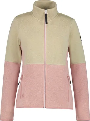 Produktbild von Icepeak Anahola Strickfleecejacke für Damen ohne Kapuze, Farbe:Rosa, Größe:S