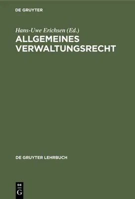 Produktbild von Allgemeines Verwaltungsrecht