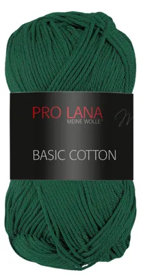 Produktbild von Pro Lana Basic Baumwolle 50g (72) dunkelgrün