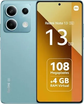 Produktbild von XIAOMI Smartphone Redmi Note 13 5G, 128 GB, 6 GB RAM, 6.67 Zoll, Ozeanblau, Android 13 MIUI 14, 108 MP Kamera, 5000 mAh Akku, Dual-SIM, WLAN, Bluetooth 5.3, NFC, USB-C