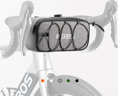 Immagine prodotto di ROCKBROS Borsa da manubrio per bicicletta Road-to-Sky Borsa idrorepellente autoprogettata Grigio