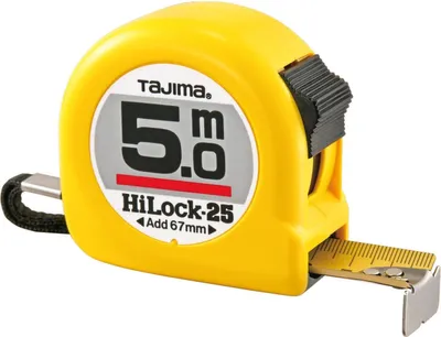Obrázok produktu pre Tajima Profi - Bandmaß Länge3 m Breite16 mm gelb 1 Stück TAJ-10742 Maßband