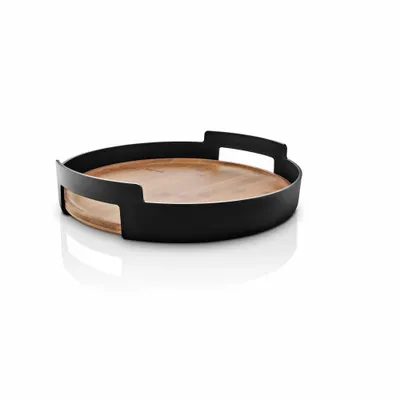 Produktbild von Eva Solo Serviertablett Nordic Kitchen, Bambus, Kunststoff, Black, 35 cm, 520449