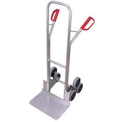 Produktbild von VARIOfit Aluminium Treppenkarre mit 2 dreiarmigen Radsternen Schaufel 480 x 295 mm