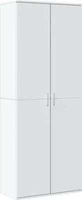 Image de vidaXL Highboard blanc 70x35x180 cm Bois composite