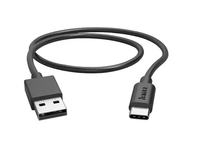 Image de Câble de charge, USB-A - USB-C, 0,5 m, Noir