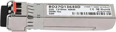 Produktbild von Kompatibler LevelOne SFP28-25G-ER BlueOptics© SFP28 Transceiver, LC-Duplex, 25GBASE-ER, Singlemode Fiber, 1310nm, 40KM, DDM, 0°C/+70°C (SFP28-25G-ER-LO-BO)