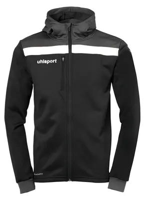 Produktbild von Uhlsport Offense 23 Trainingsjacke Mit Kapuze Herren - Schwarz / Anthrazit / Weiß