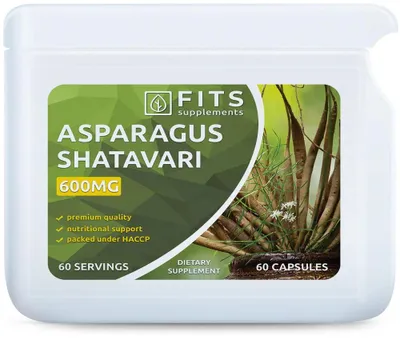Image de Asperge (Shatavari) 600 mg, 60 gélules