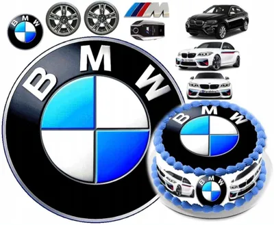 Produktbild von Essbar BMW Auto Car Zuckermasse Tortenaufleger Torte Tortenbild Fondant Premium (BMW02)