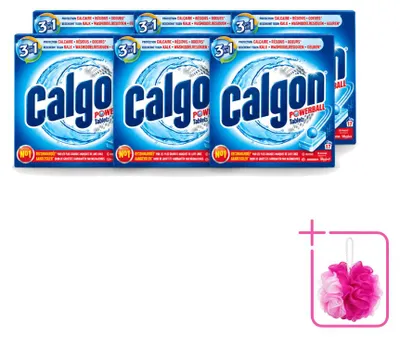 Produktbild von 6 x Calgon Entkalkungstabs - gegen Kalk, Waschmittelrückstände & Gerüche - 17 Tabletten - Sparpackung - 6 Stücke