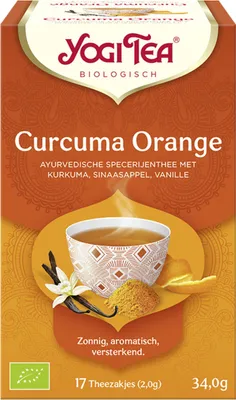 Produktbild von Yogi Tee Kurkuma / Kurkuma Orange  pakje