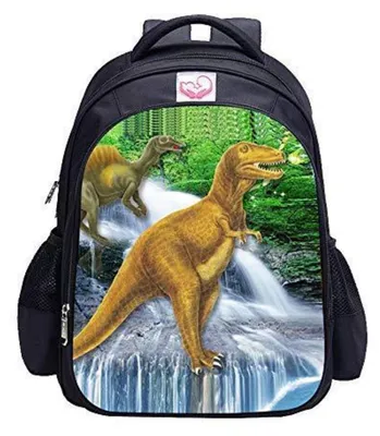 Zdjęcie produktu dla Plecak dziecięcy z motywem dinozaurów, 42 cm, wodoodporny, dla chłopców i dziewczynek