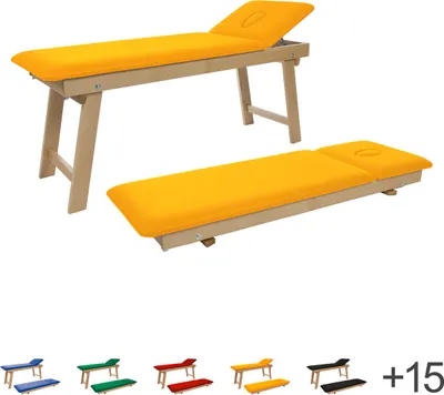 Produktbild von Therapieliege Tiziano Natur Massageliege Massagebank Praxisliege, 65 cm
