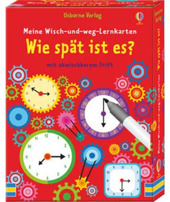 Immagine prodotto di Meine Wisch-und-weg-Lernkarten: Wie spät ist es?