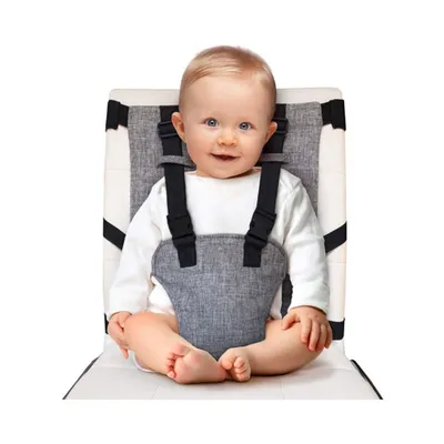 Produktbild von Verstellbares Kinderstuhl Sicherheitsgurt Reise Sitzgurt für Babys Grau