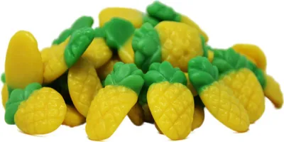 Produktbild Fruchtgummi Ananas fruchtig süße gelbe weiche Ananas halal 175g