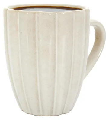 Produktbild von Kaffeebecher Venedig - 1x Stuck - Keramik - cremeweis - 300 ml - 8 x 11 cm