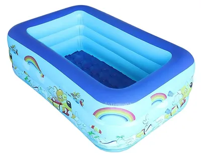 Produktbild von Aufblasbares Schwimmbecken für Kinder mit Ablaufsystem