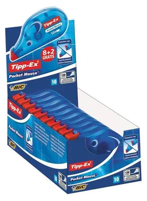 Zdjęcie produktu dla TIPP-EX Pocket Mouse, Niebieski, 10 m, 4,2 mm, 1 szt.