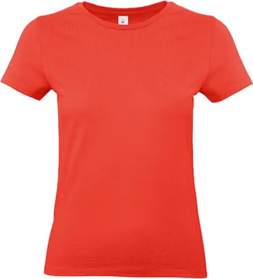 Produktbild von B&C TW04T | Damen T-Shirt / 100 E190 - Farbe: Sunset Orange - Größe: M