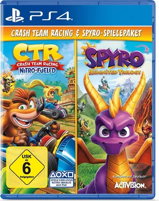 Produktbild von PS4 Crash Team Racing & Spyro - Spielebundle