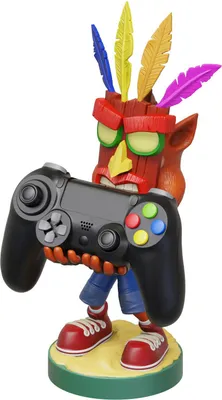 Immagine prodotto di Exquisite Gaming Cable Guys Crash Aku Aku Supporto passivo Controller per videogiochi, Telefono cellulare/smartphone Multicolore