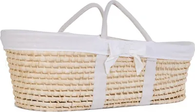 Produktbild von Childhome Moseskorb Wiege Korb Set inkl. Jersey Bezug und Matratze