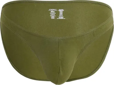 Image de Andrew Christian - Sous-vêtement Slips Hommes - Deep V-Cut Brief w/ ALMOST NAKED® Olive - 1x Taille S