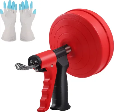 Obrázek produktu pro Spirála na čištění potrubí, délka 10 m, automatický posuv, HIMMELBLAU