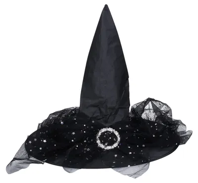Produktbild von Wiky Hexenhut 38 x 33 cm Kostümzubehör für Karneval und Mottoparty