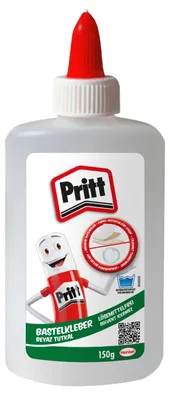 Produktbild von Pritt Bastelkleber, transparenter Alleskleber für Kinder, 1x150g