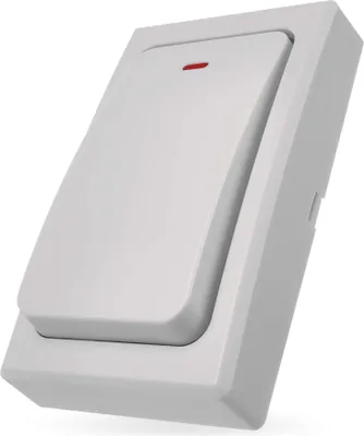 Produktbild von EMOS wasserfeste Ersatz-Klingeltaste, zusätzlicher Klingeltaster in Weiß, max. Reichweite 180 Meter, für EMOS P5729, P5729B, P5731, P5729T