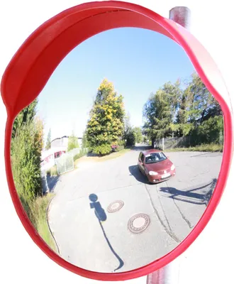 Produktbild von TRUTZHOLM Sicherheitsspiegel rund 60 cm mit schwenkbarer Halterung Verkehrsspiegel