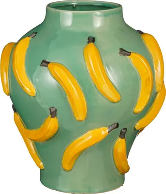 Image de Mica Decorations Vase Moza - H38 x Ø34 cm - Céramique - Vert clair