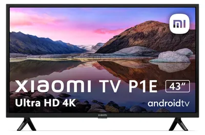 Produktbild von Xiaomi TV P1E 43" 109,2 cm (43 Zoll) 4K Ultra HD Smart-TV WLAN Schwarz