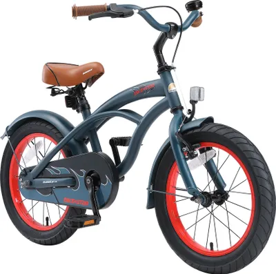 Produktbild von BIKESTAR Kinder Fahrrad ab 4 Jahre | 16 Zoll Cruiser Kinderrad | Blau
