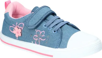 Produktbild von AMERICAN CLUB TEN144 Kinder-Sneaker mit Klettverschluss, Kinderschuhe, Ledereinsatz Blau 35